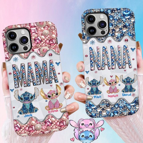 Personalized stitch angel mama - stitch,